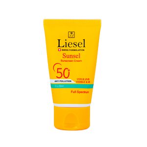 کرم ضد آفتاب پوست چرب SPF50 سانسل لایسل بدون رنگ _ حجم 40 میلی لیتر